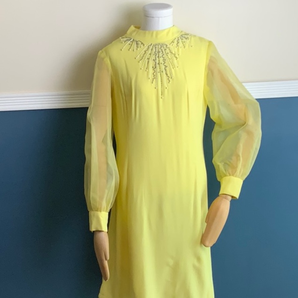 Vintage yellow dress